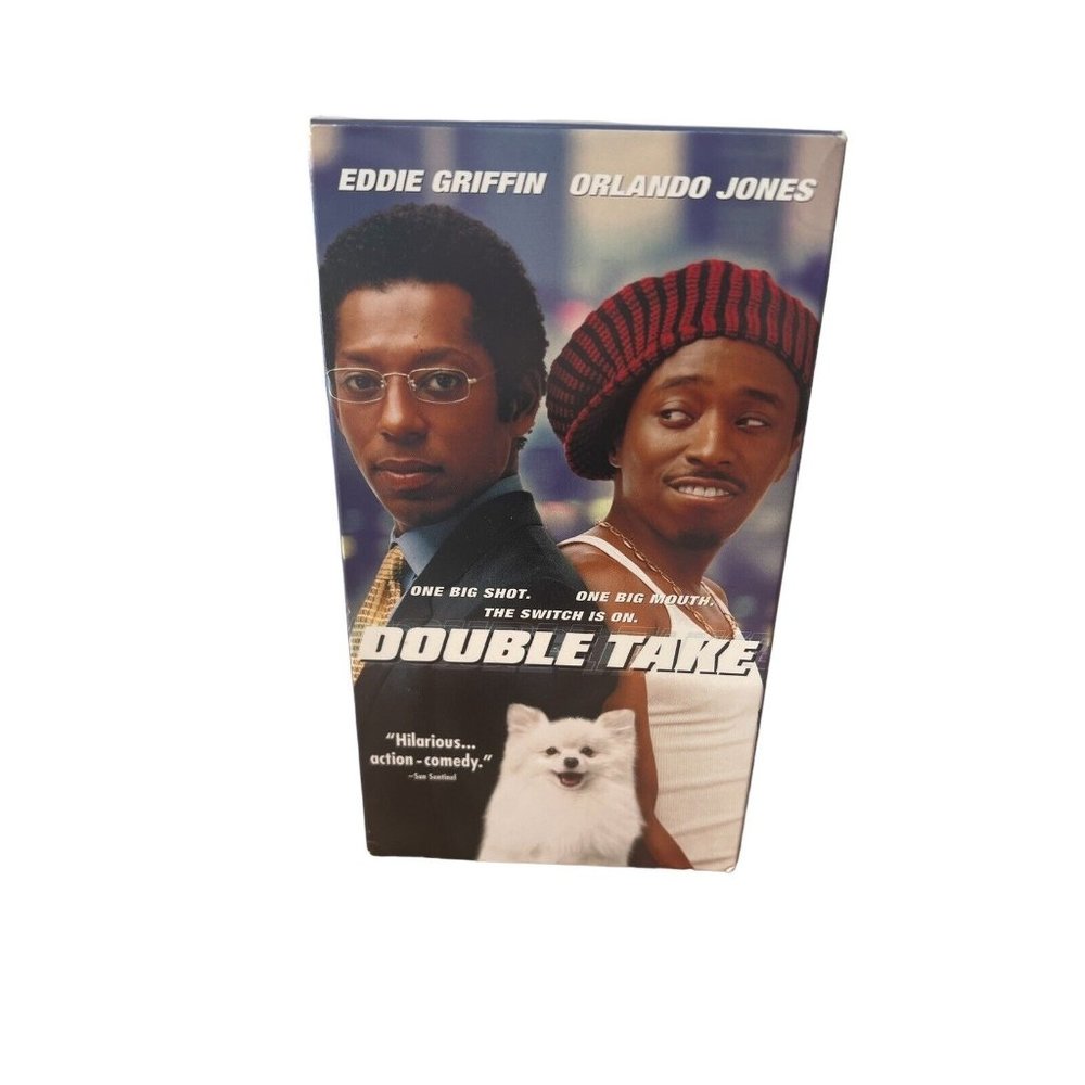 Double Take (VHS, 2001) PG 13. Orlando Jones Eddie Griffin Touchstone Pictures